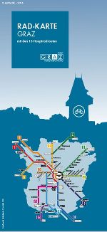 bike map Graz showing all the bike paths