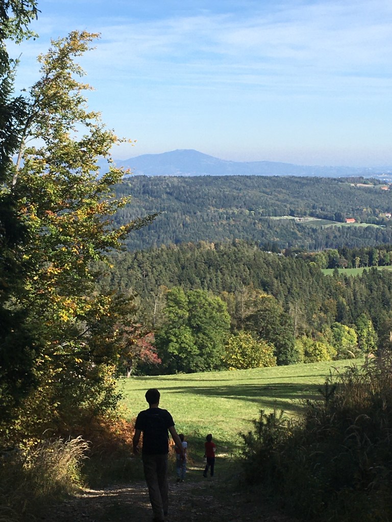 Hiking St Radegund, Schöckl, Graz, Novystein near Graz with great views. Easy hike. 